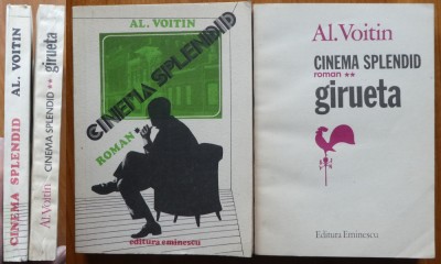 Al. Voitin , Cinema Splendid , 1978 , 1981 , 2 volume , volumul 1 cu autograf foto