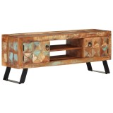 Cumpara ieftin Comoda TV, 112x30x45 cm, lemn masiv reciclat
