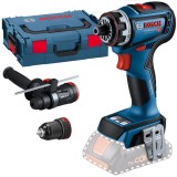 Bosch GSR 18V-90 FC - Masina de gaurit si insurubat fara acumulatori si incarcator Li-Ion 18 V - Ah 64 Nm valiza speciala accesorii