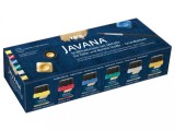Vopsea pentru textile cu pensula inclusa,Javana Metallic Basic Kreul, 6 culori x 20 ml