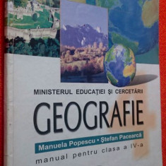 Geografie - manual pentru clasa a IV-a - Manuela Popescu, Stefan Pacearca 2006