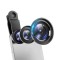 Lentile pentru telefon (set 3) - Techsuit Macro, Wide Angle, Fish Eye (W33) -