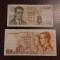 Lot 2 bancnote Belgia - 20+50 Francs 1964 si 1966