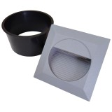 Lampă &icirc;ncastrată de exterior LIVOS ROUTE din aluminiu cu doză din plastic, IP55, model 99687/72, gri