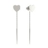 Cercei Argint 925 Atcom, 8mm, Fara Pietre, Sistem Tija si Surub, Model 46, Cadou Valentine&#039;s Day, Martisor, Craciun