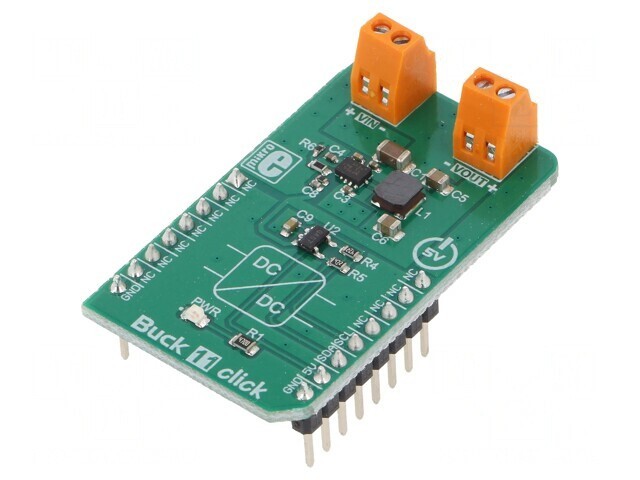 Adaptor DC/DC I2C BUCK 11 CLICK - Placă Prototip 5V