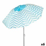 Cumpara ieftin Umbrelă de plajă Aktive Albastru &Oslash; 200 cm 200 x 190 x 200 cm (6 Unități)