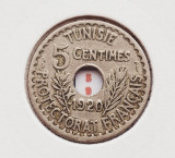 1489 Tunisia 5 centimes 1920 Muhammad V 1339 km 242