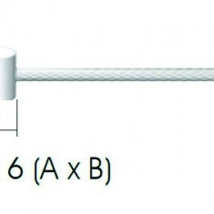 Cablu Frana Teflon 2m/1.5mm cap 6x7mm PB Cod:MXBSP0758