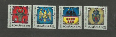 Romania MNH 2008 - Insemne Heraldice Romanesti - LP 1816 foto