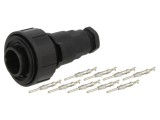 Conector circular BULGIN PXV0728/P mufă tată 9 pini 5A 150V contacte 6-8mm