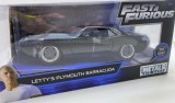 Macheta metal Fast and Furious Letty Plymouth Barracuda scara 1: