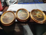 Lot vintage de 3 picturi Renzo Bassi (1903-1978), Natura, Ulei, Realism