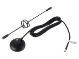 Antenă SMA 50W, 14dBi, 600MHz-2,7GHz, 3m, neagră - QOLTEC