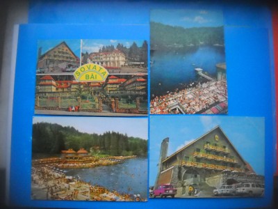 HOPCT LOT 3674 -IP- 4 CARTI POSTALE-SOVATA - JUD MURES-CIRCULATE foto