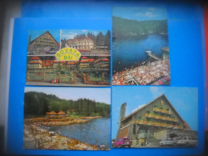 HOPCT LOT 3674 -IP- 4 CARTI POSTALE-SOVATA - JUD MURES-CIRCULATE