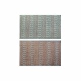 Covor DKD Home Decor 120 x 180 x 0,4 cm Albastru Poliester Verde Arab (2 Unități)
