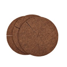 Set 3 protectii de iarna pentru ghivece de flori Gardenline, d 38 cm, pasla