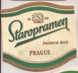 L1 - suport pentru bere din carton / coaster - Staropramen