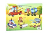 Puzzle Vehicule din Lemn