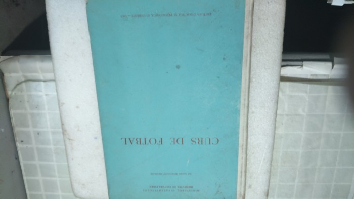 CURS DE FOTBAL- ROSCULEȚ NICOLAE-1963 X3.