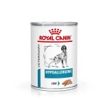 Conservă dietetică pentru c&acirc;ini Royal Canin Hypoallergenic Mousse 400 g