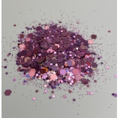 Chunky Glitter Middle Pink