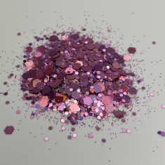 Chunky Glitter Middle Pink