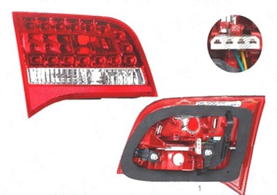 Stop spate lampa Audi A6 (C6), 10.2008-03.2011 Model Combi, spate, Stanga, partea interioara; H21W+LED+W16W; fara suport bec; omologare: ECE/SAE, DEP foto