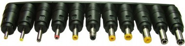 Kit 11 adaptoare alimentare laptop 2.5x5.5mm