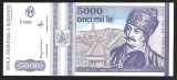 ROMANIA 5000 / 5.000 LEI 1993 - MAI [2] Seria F.0003 / 376716 , P- 104a , UNC