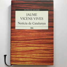 Carte in limba catalana: Noticia de Catalunya - Jaume Vicens Vives