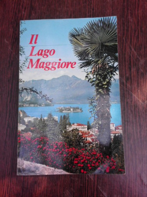 Il lago Maggiore, carte de calatorie, text in limba italiana foto