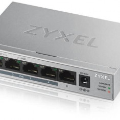 Zyxel gs1005-hp 5 port gigabit poe+ unmanaged desktop switch 4 x poe 60 watt