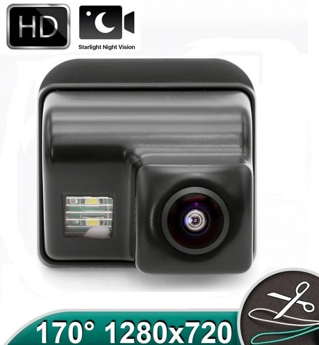 Camera marsarier HD, unghi 170 grade cu StarLight Night Vision pentru Mazda CX-5, CX-7, CX-9, Mazda 3, Mazda 6 - FA927