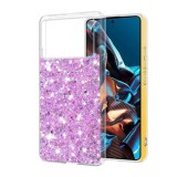 Husa pentru Xiaomi Poco X6 Pro - Techsuit Sparkly Glitter - Magenta
