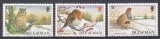 Isle of Man 1988 - Păsări - Timbre de Crăciun, MNH, Nestampilat