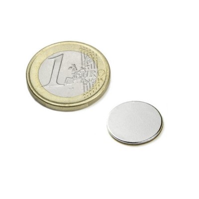 Magnet neodim disc &amp;Oslash;15&amp;amp;#215;1 mm, putere 850 g, N42 foto