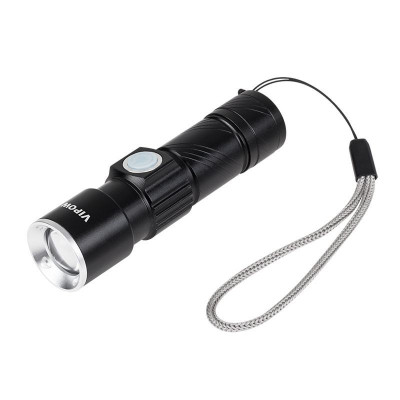 Lanterna cu zoom Vipow, 3 W, aluminiu, raza iluminare 80 m foto