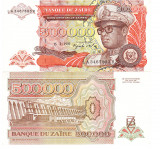 Zair 500 000 Zaires Mobutu 1992 P-43 aUNC