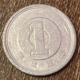 C50 - Moneda foarte veche - Japonia - 2 yen - era Heisei an 4 - 1992