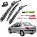 Cumpara ieftin Ștergătoare Peugeot 206 (1998&ndash;2012) Sedan &ndash; Set Complet Flat