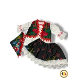 Cumpara ieftin Costum traditional fetițe &ndash; model floral
