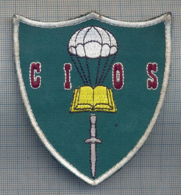 AX 1230 EMBLEMA AVIATIE -PARASUTISTI - ,,CIOS&amp;quot; -PENTRU COLECTIONARI foto