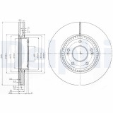 DELPHI BG4011 Disc frana