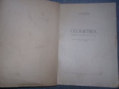 carte veche de colectie,geometrie a.hollinger manual clasa a VI-a-1961,T.GRATUIT