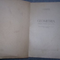 carte veche de colectie,geometrie a.hollinger manual clasa a VI-a-1961,T.GRATUIT