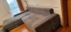 Canapea Coltar Extensibil Gri xxxLutz, Lada Depozitare, Sezlong Reversibil, 3 Perne, 150cm latime
