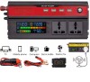 Invertor Auto 12V-220V, 5000W (Peak) Ideallstore, Afisaj Digital, USB, Bricheta Auto, Baterie Masina