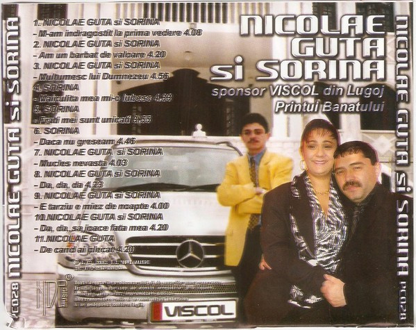 CD Nicolae Guta Si Sorina Nicolae Guta Sorina, original, manele | arhiva Okazii.ro